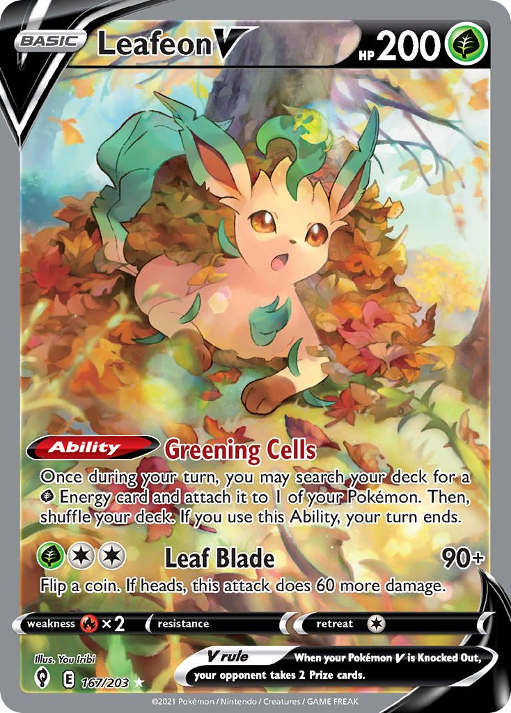 Full Art/Leafeon V Holo