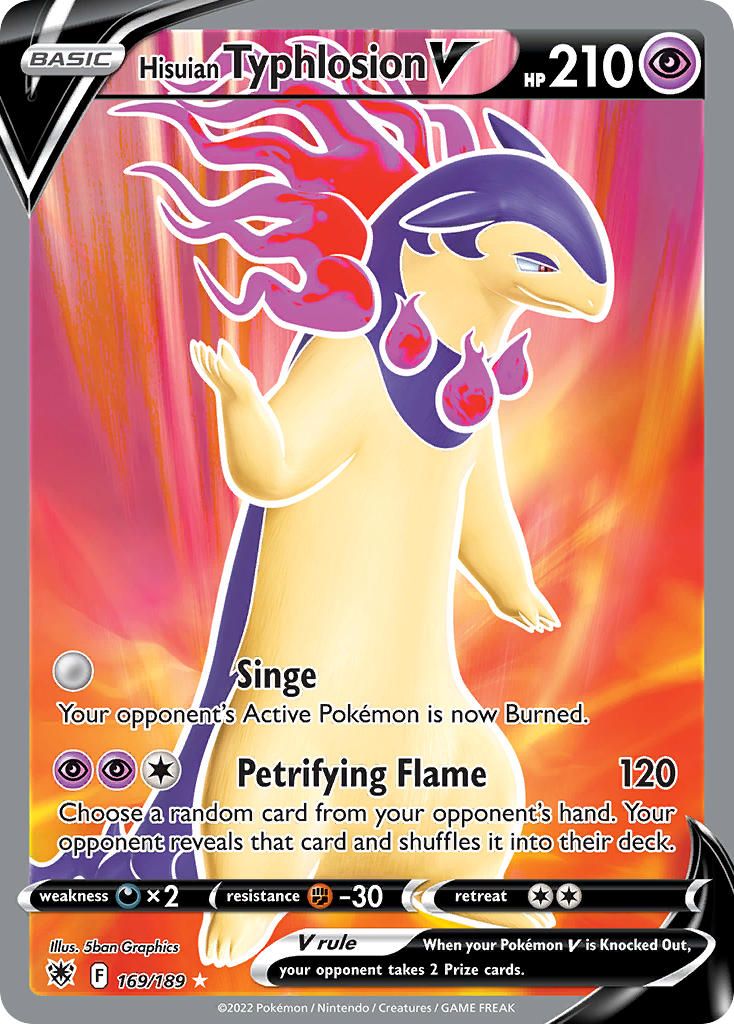 Full Art/Hisuian Typhlosion V Holo