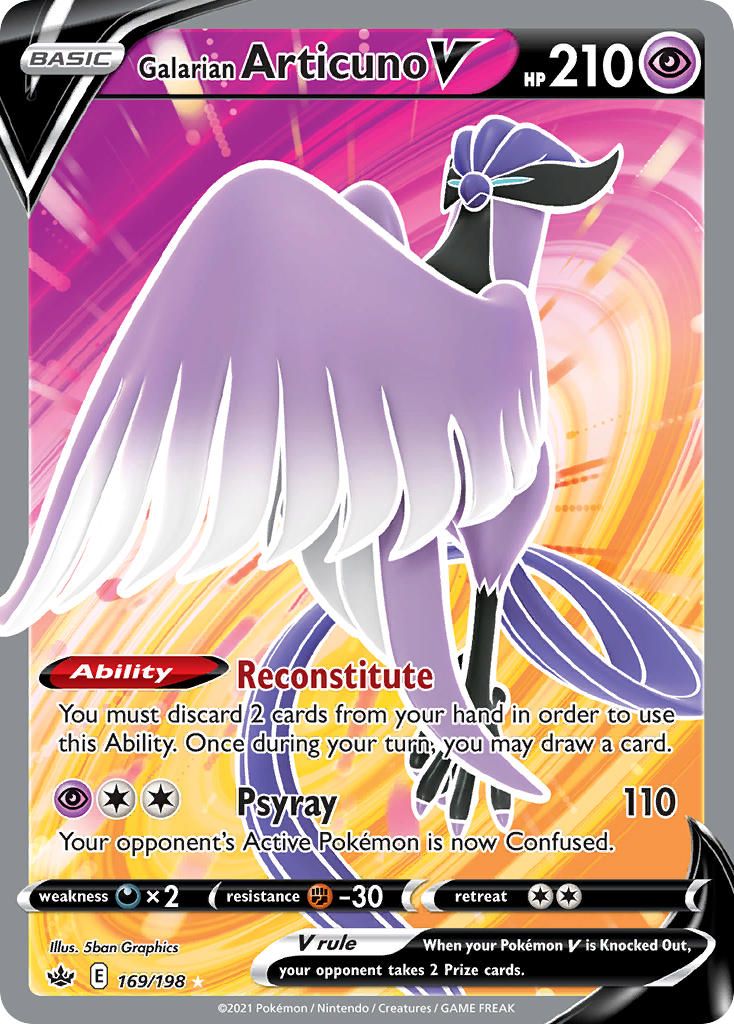 Full Art/Galarian Articuno V Holo