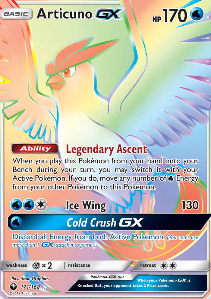 Full Art/Articuno GX Secret 