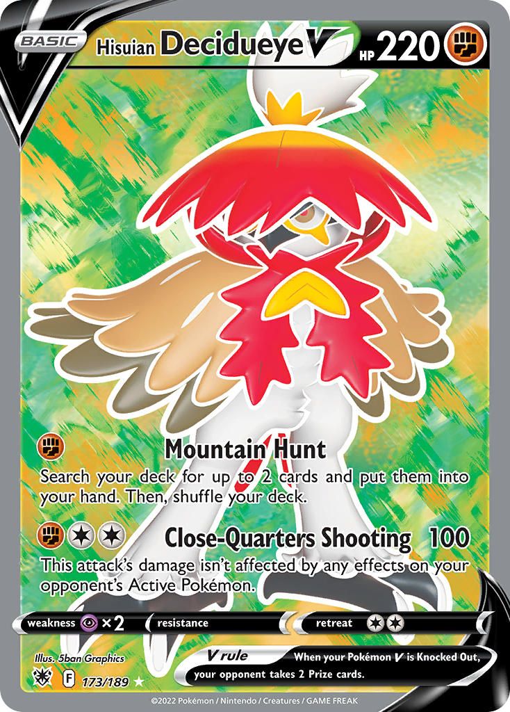 Full Art/Hisuian Decidueye V Holo