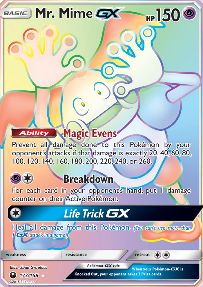 Full Art/Mr. Mime GX Secret 