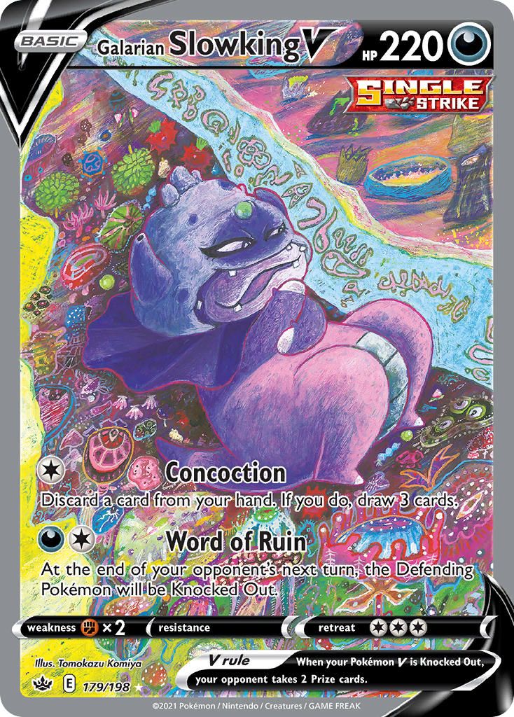 Full Art/Galarian Slowking V Holo