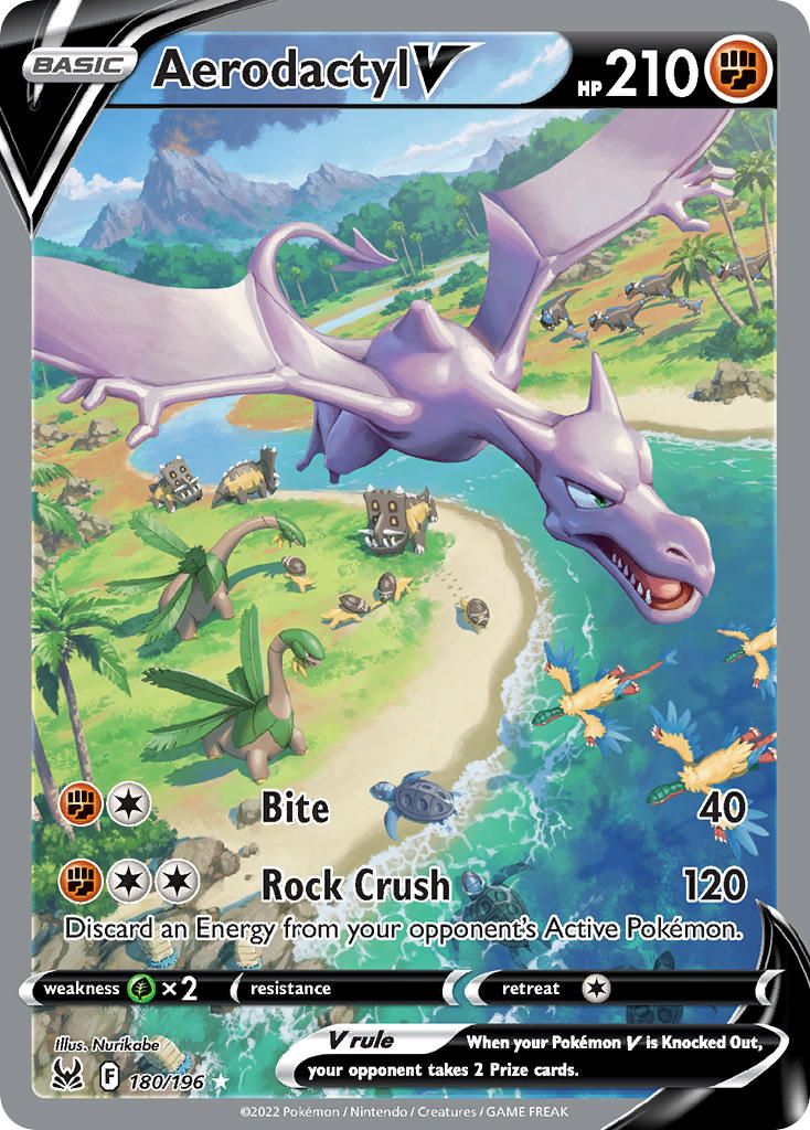 Full Art/Aerodactyl V Portuguese Holo