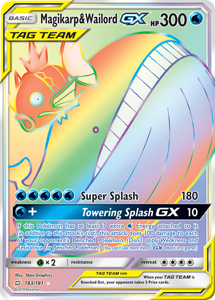 Full Art/Magikarp &amp; Wailord GX Secret 