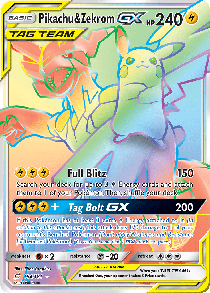 Full Art/Pikachu &amp; Zekrom GX Secret 