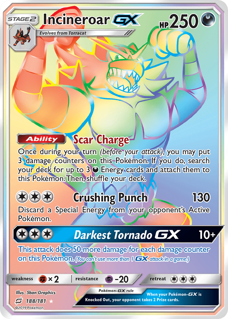 Full Art/Incineroar GX Secret 