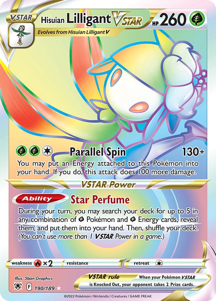 Full Art/Hisuian Lilligant Vstar Secret Holo