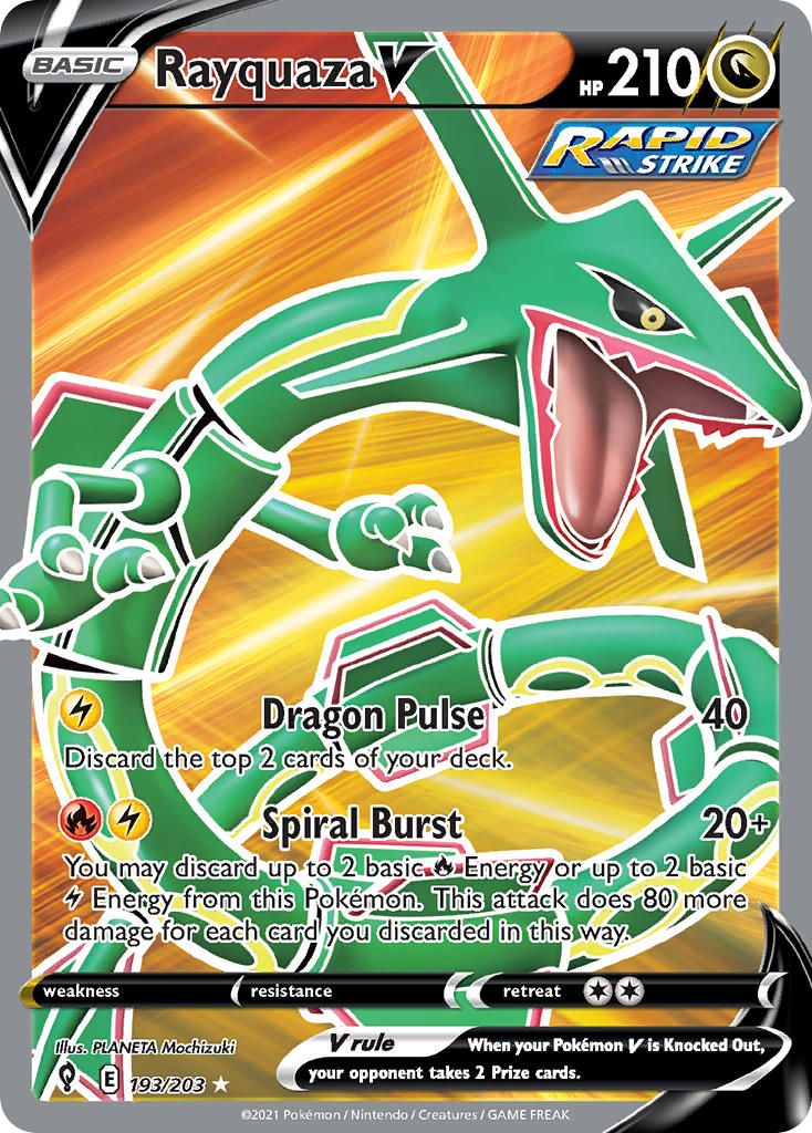 Full Art/Rayquaza V Portuguese Holo