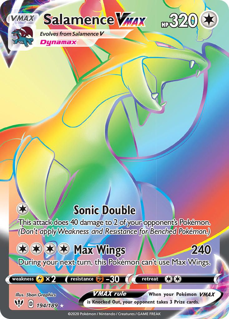 Full Art/Salamence Vmax Secret Holo