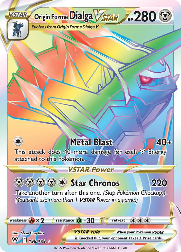 Full Art/Origin Forme Dialga Vstar Secret Holo