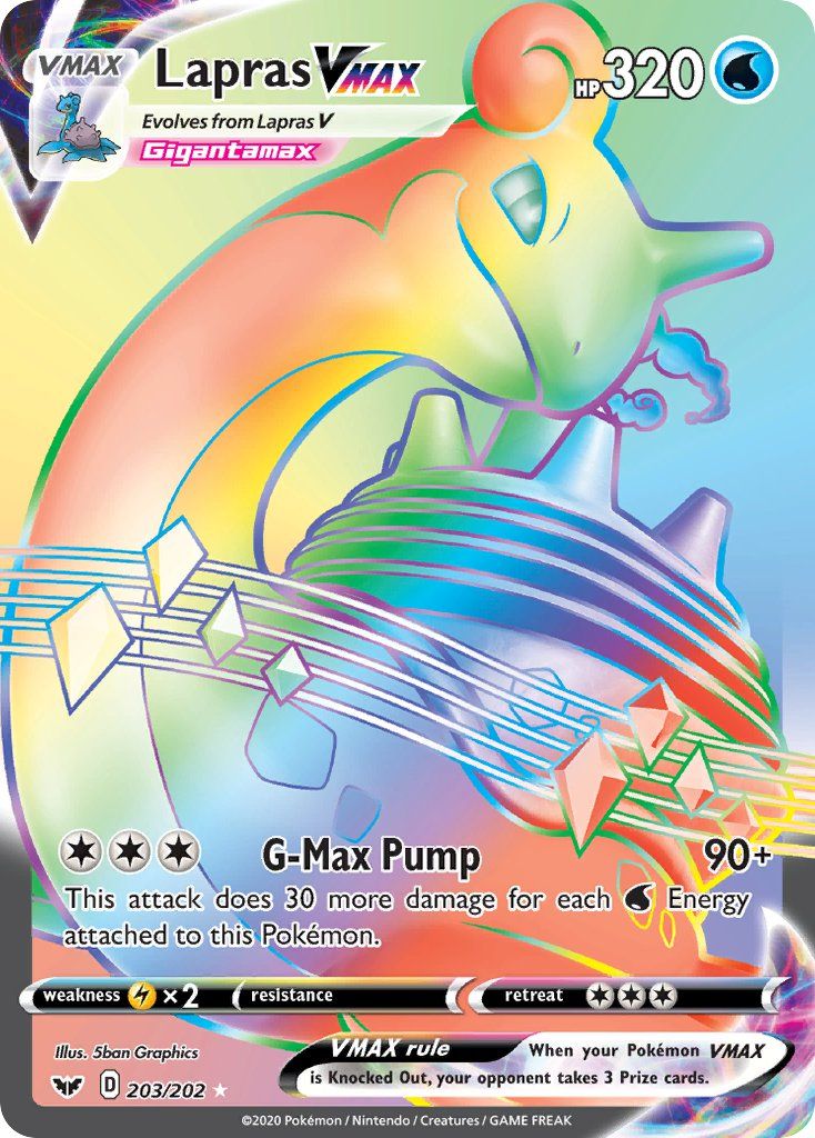 Full Art/Lapras Vmax Secret 