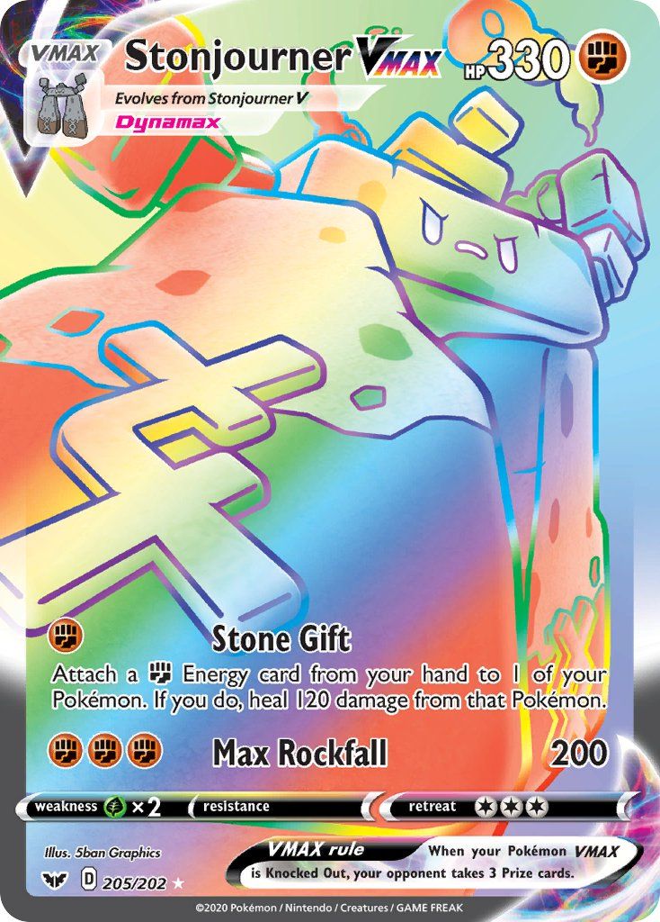 Full Art/Stonjourner Vmax Secret Holo