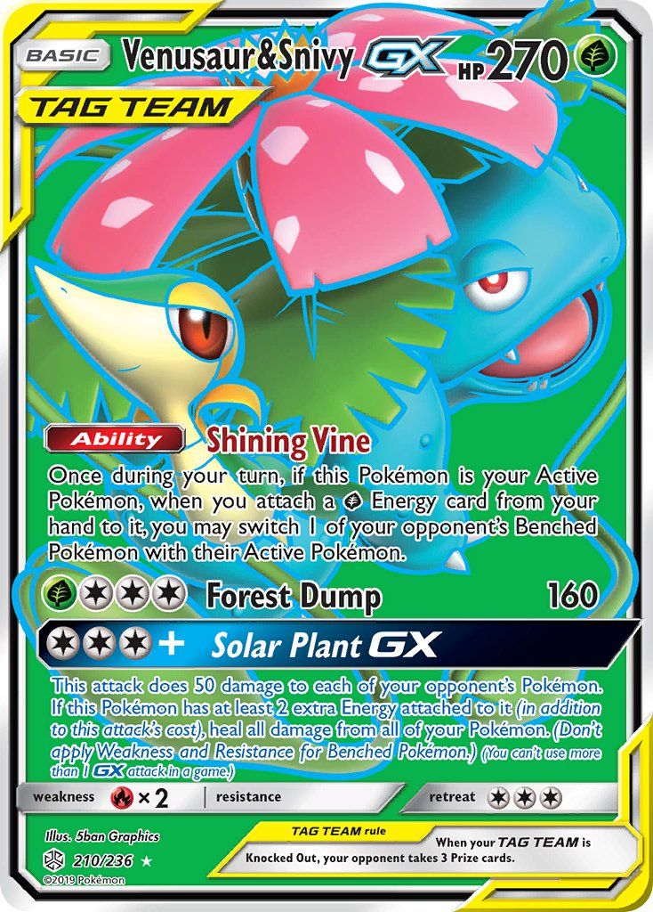 Full Art/Venusaur &amp; Snivy GX 