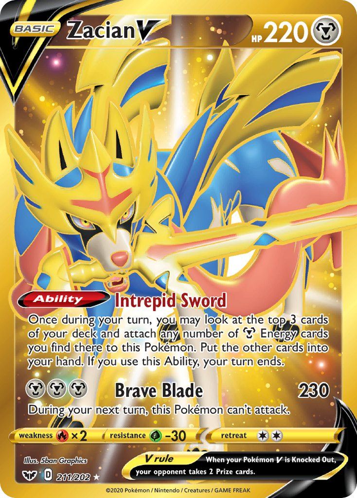 Full Art/Zacian V Secret Holo