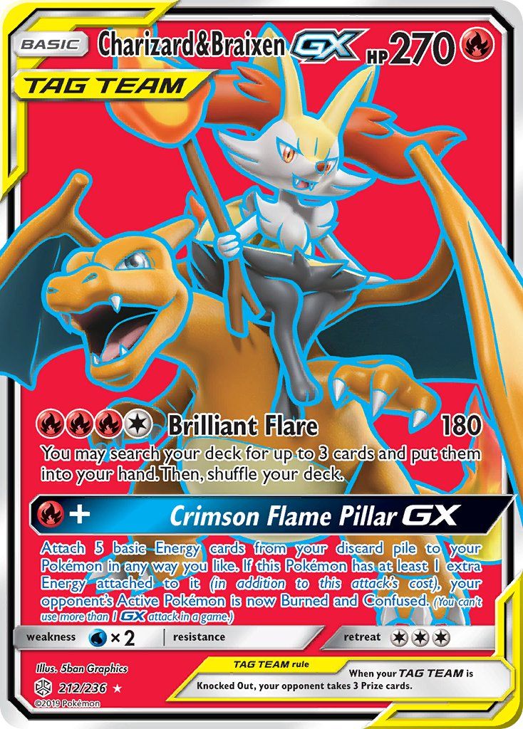 Full Art/Charizard &amp; Braixen GX 