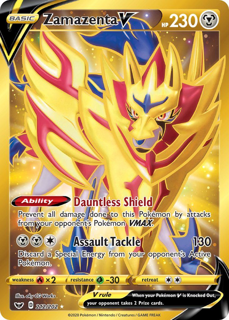 Full Art/Zamazenta V Secret Holo