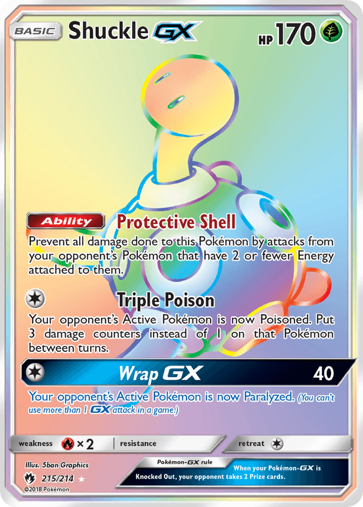 Full Art/Shuckle GX Secret 