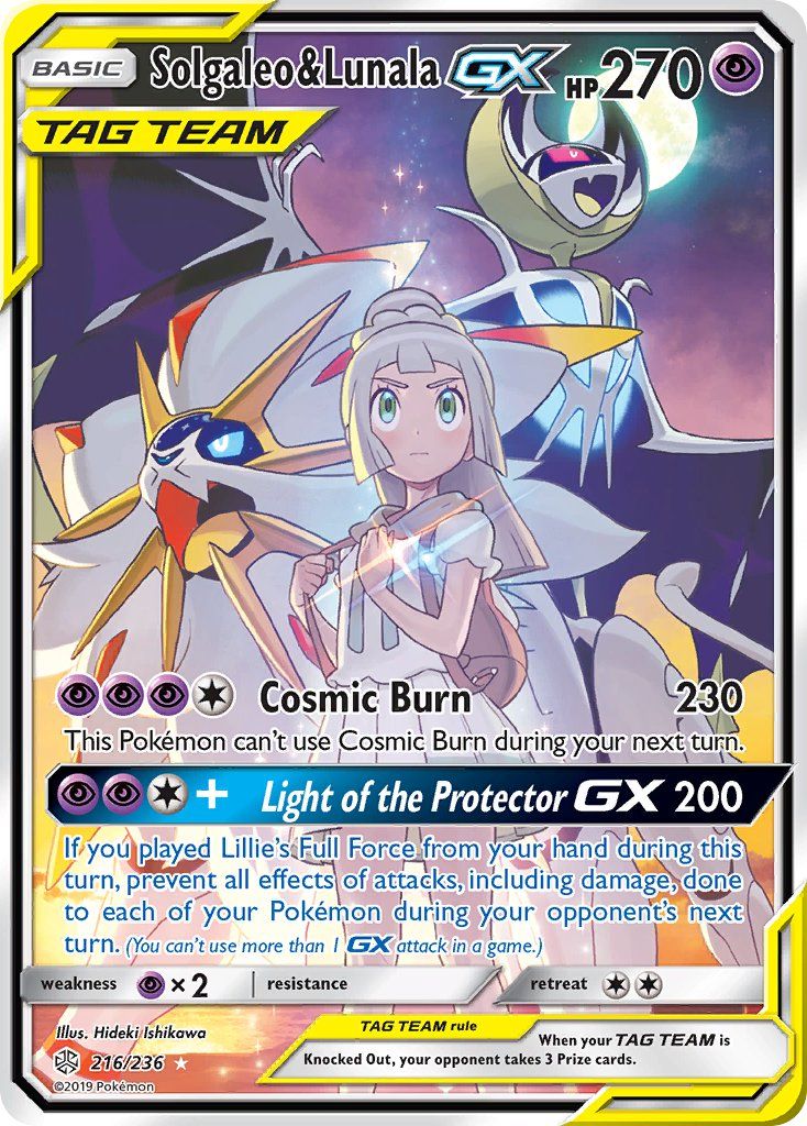 Full Art/Solgaleo &amp; Lunala GX 