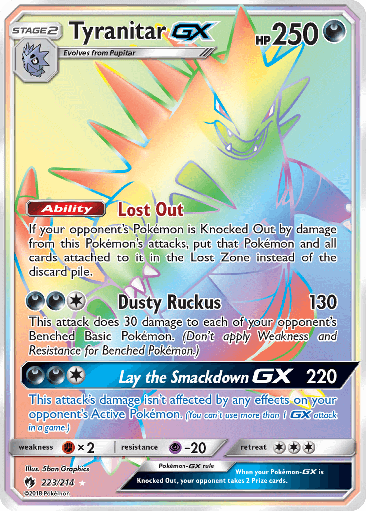 Full Art/Tyranitar GX Secret 