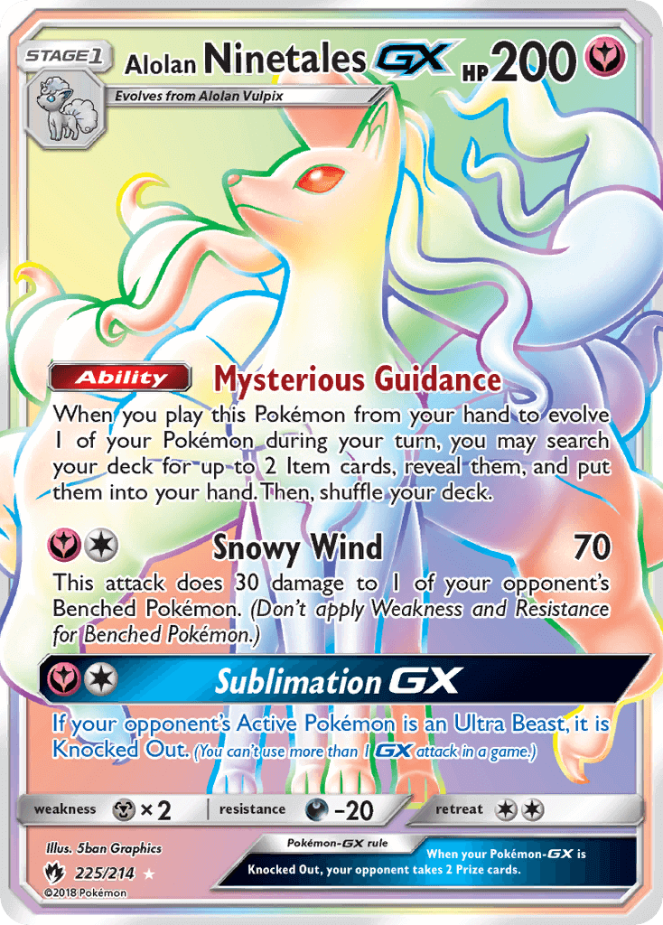 Full Art/Alolan Ninetales GX Secret 