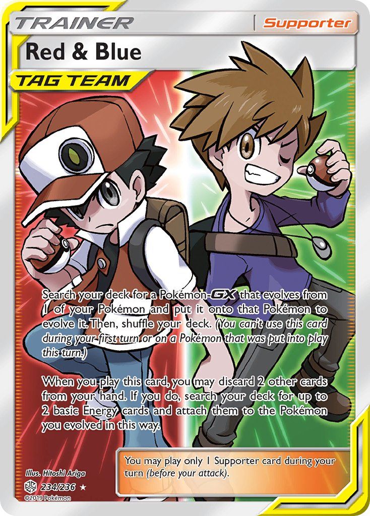 Full Art/Red &amp; Blue 