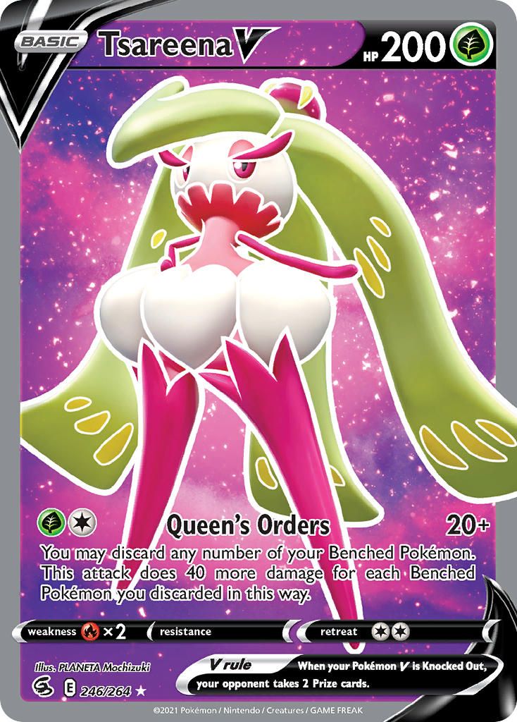 Full Art/Tsareena V Missing Texture Error Holo