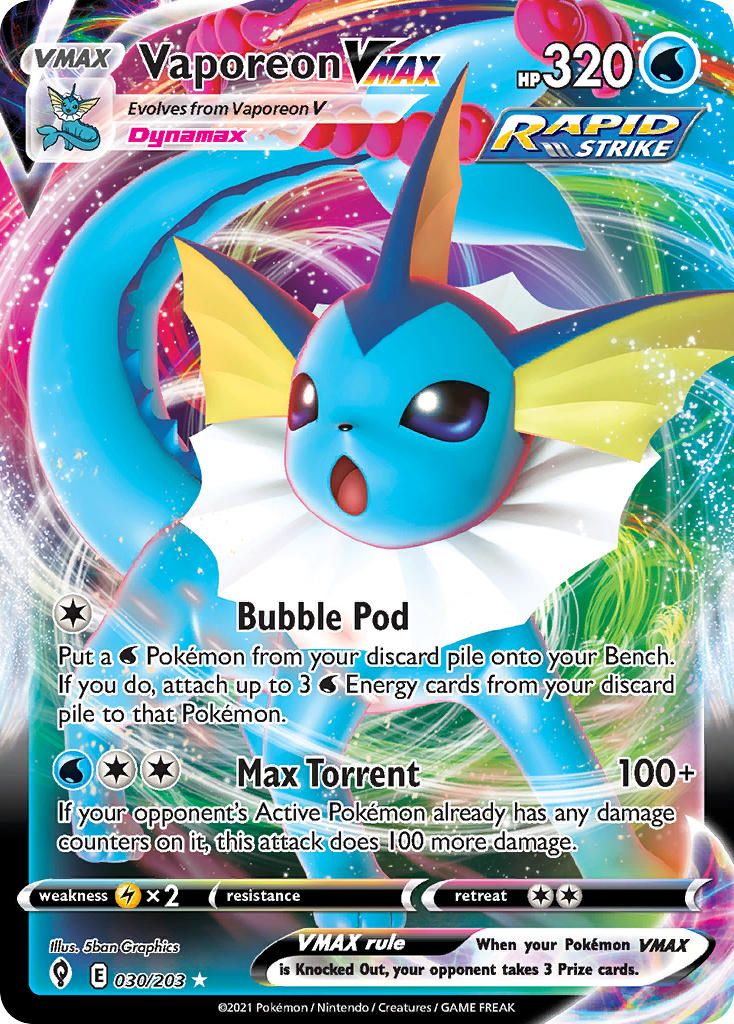 Full Art/Vaporeon Vmax Holo