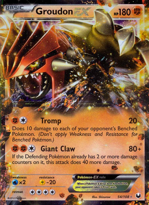 Full Art/Groudon EX 1st Edition Holo