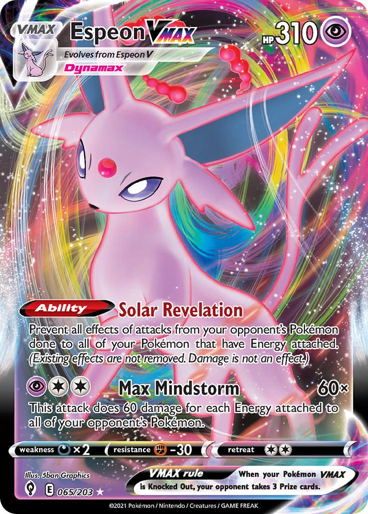 Full Art/Espeon Vmax Portuguese Holo