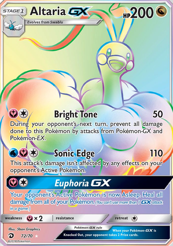 Full Art/Altaria GX Secret 