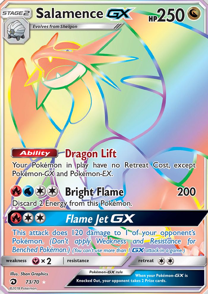 Full Art/Salamence GX Secret 