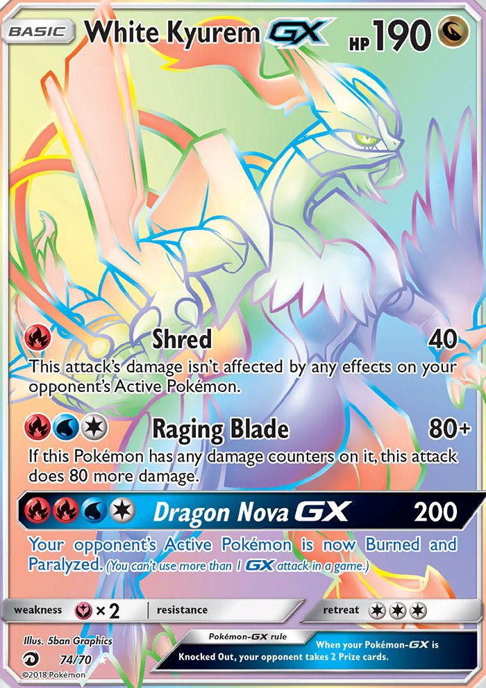 Full Art/White Kyurem GX Secret 