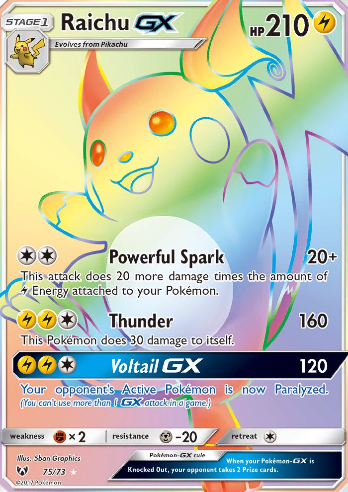 Full Art/Raichu GX Secret 