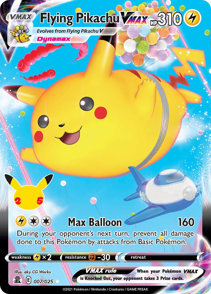 Full Art/Flying Pikachu Vmax Holo