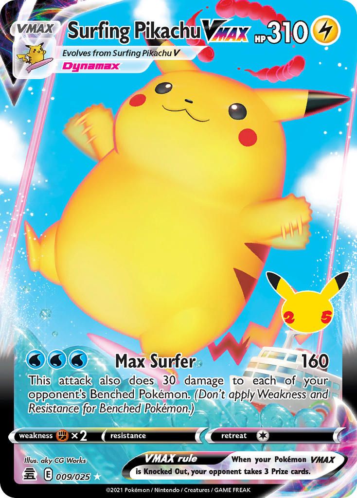 Full Art/Surfing Pikachu Vmax Holo