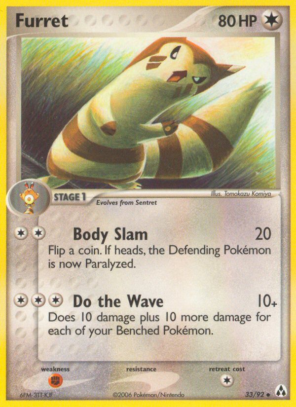 Furret Reverse Foil 