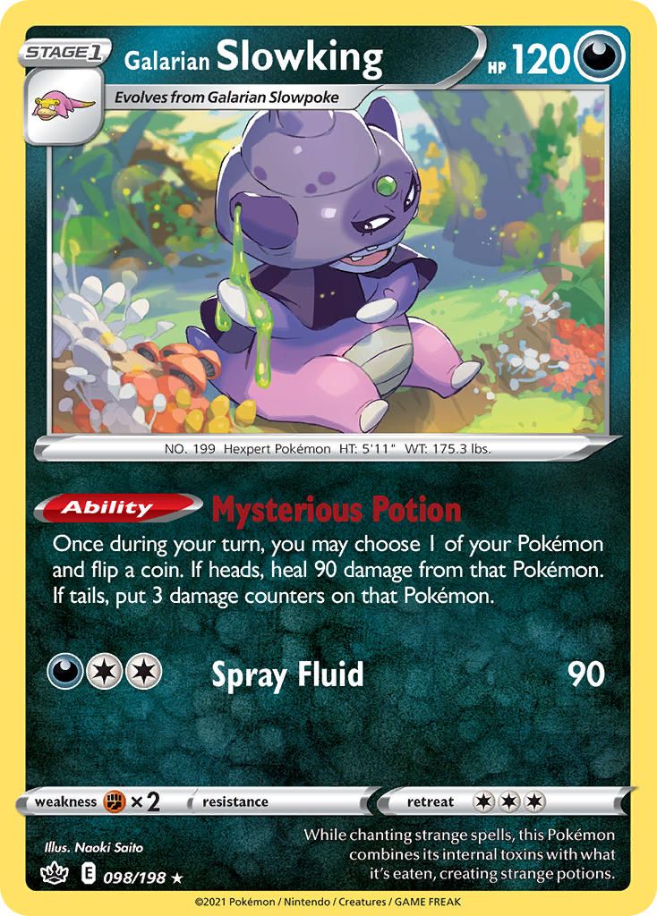 Galarian Slowking Cosmos-2023 Knock Out Collection Holo