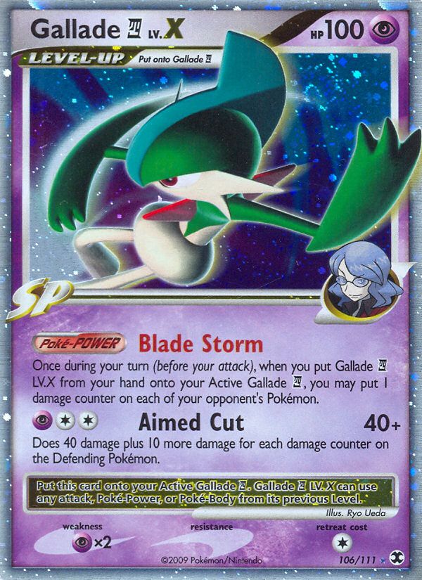 Gallade 4 LV.X Holo