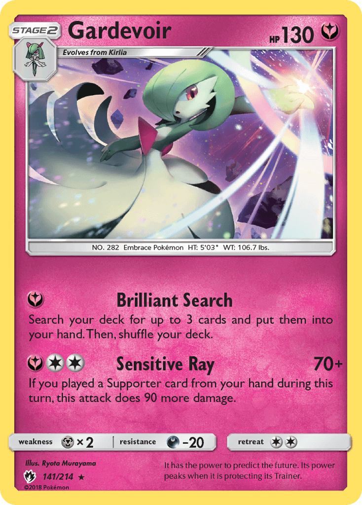 Gardevoir Cosmos Exclusive Holo