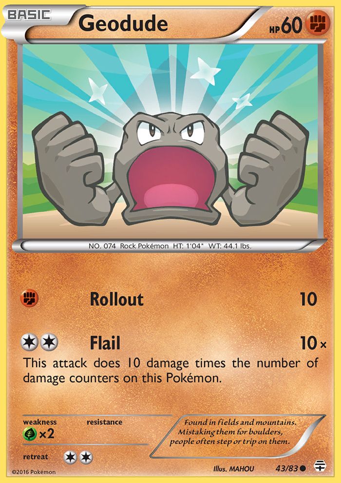 Geodude-Reverse Holo Reverse Holo 