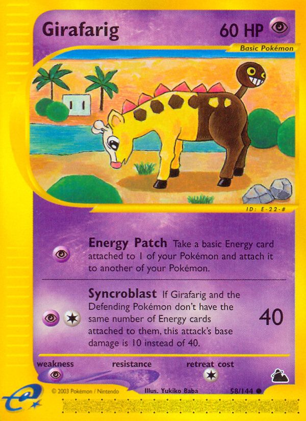 Girafarig Reverse Foil 