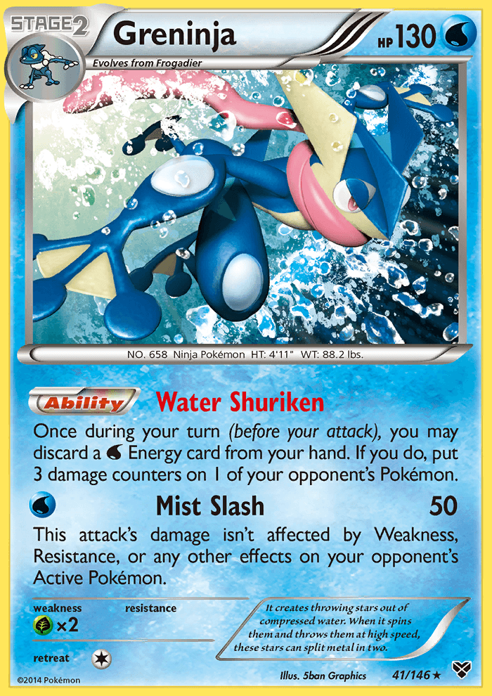 Greninja-Reverse Holo Reverse Holo 