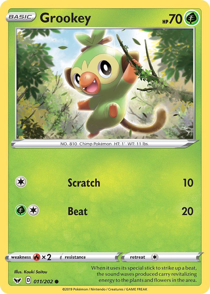 Grookey Galar Collection Holo