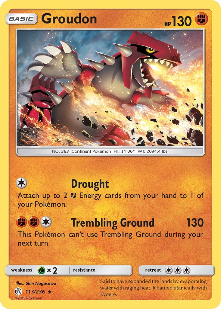 Groudon Cracked Ice Holo