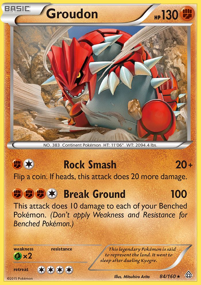 Groudon Reverse Foil 