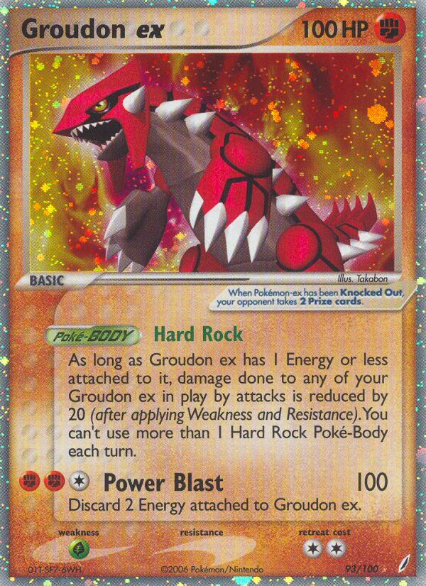 Groudon EX Holo