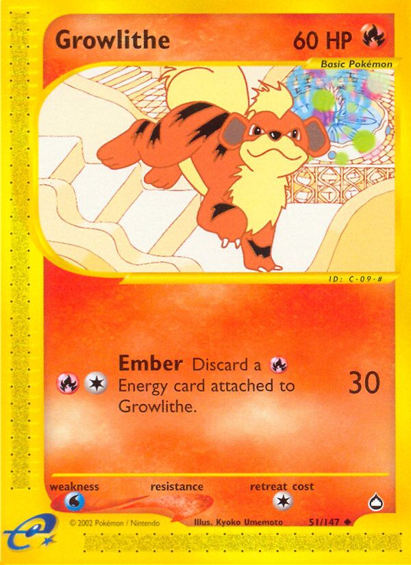 Growlithe Reverse Foil 