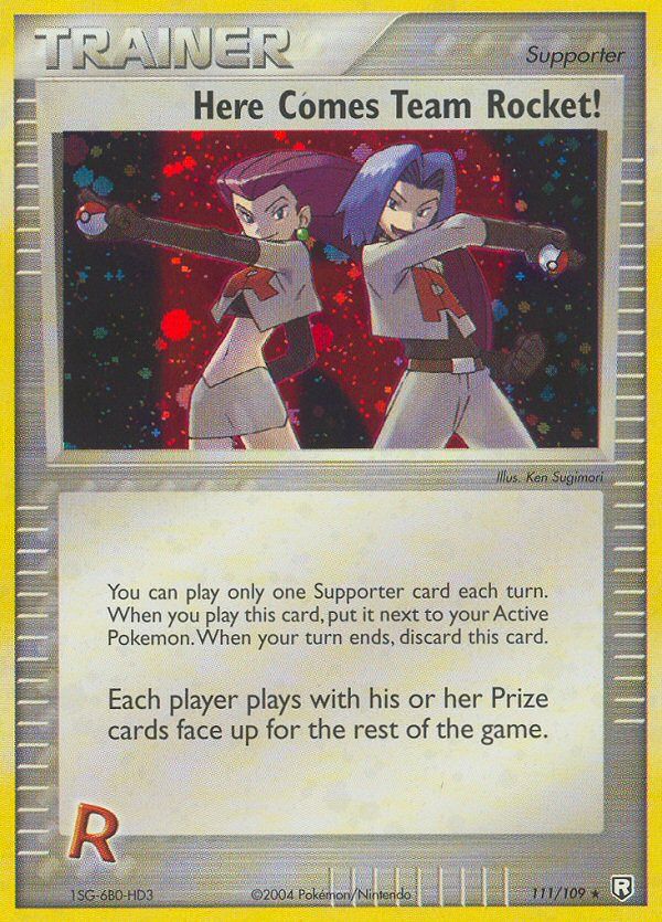 Here Comes Team Rocket! Holo