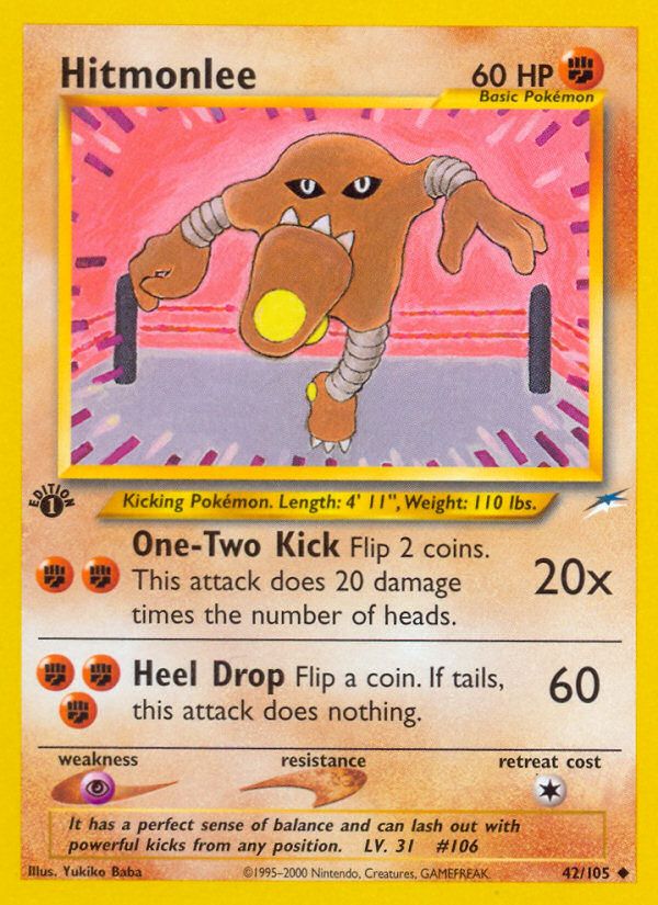 Hitmonlee 1st Edition 